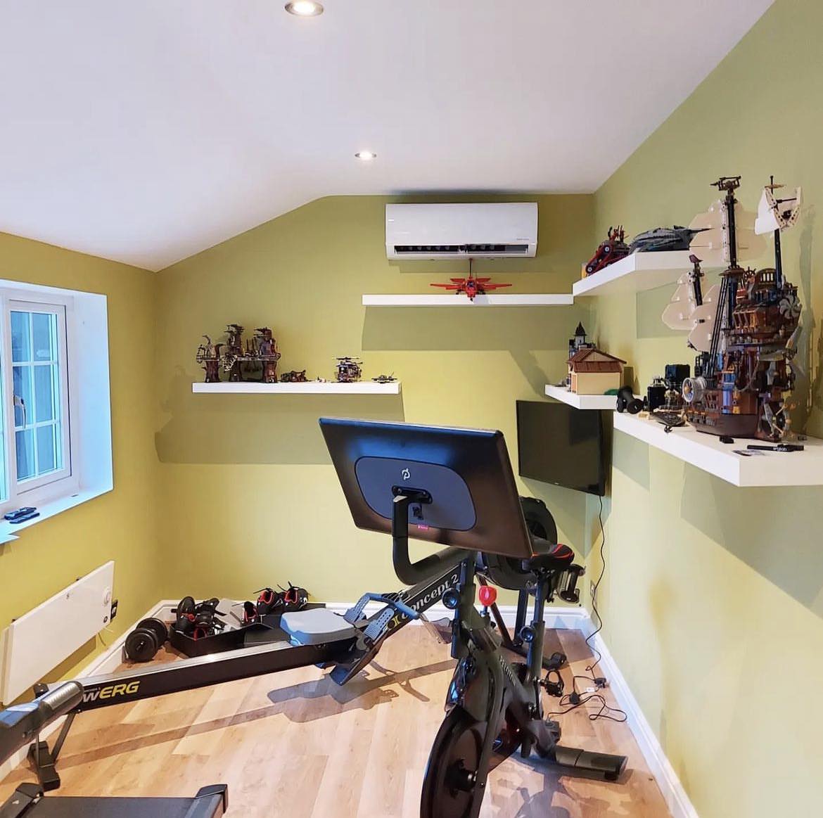 Compact air conditioning unit for Bury home office
