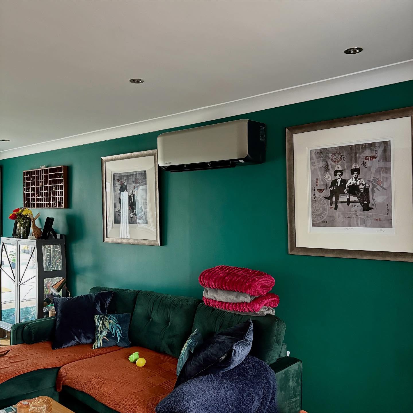 Energy-efficient air conditioning home installation in Bury
