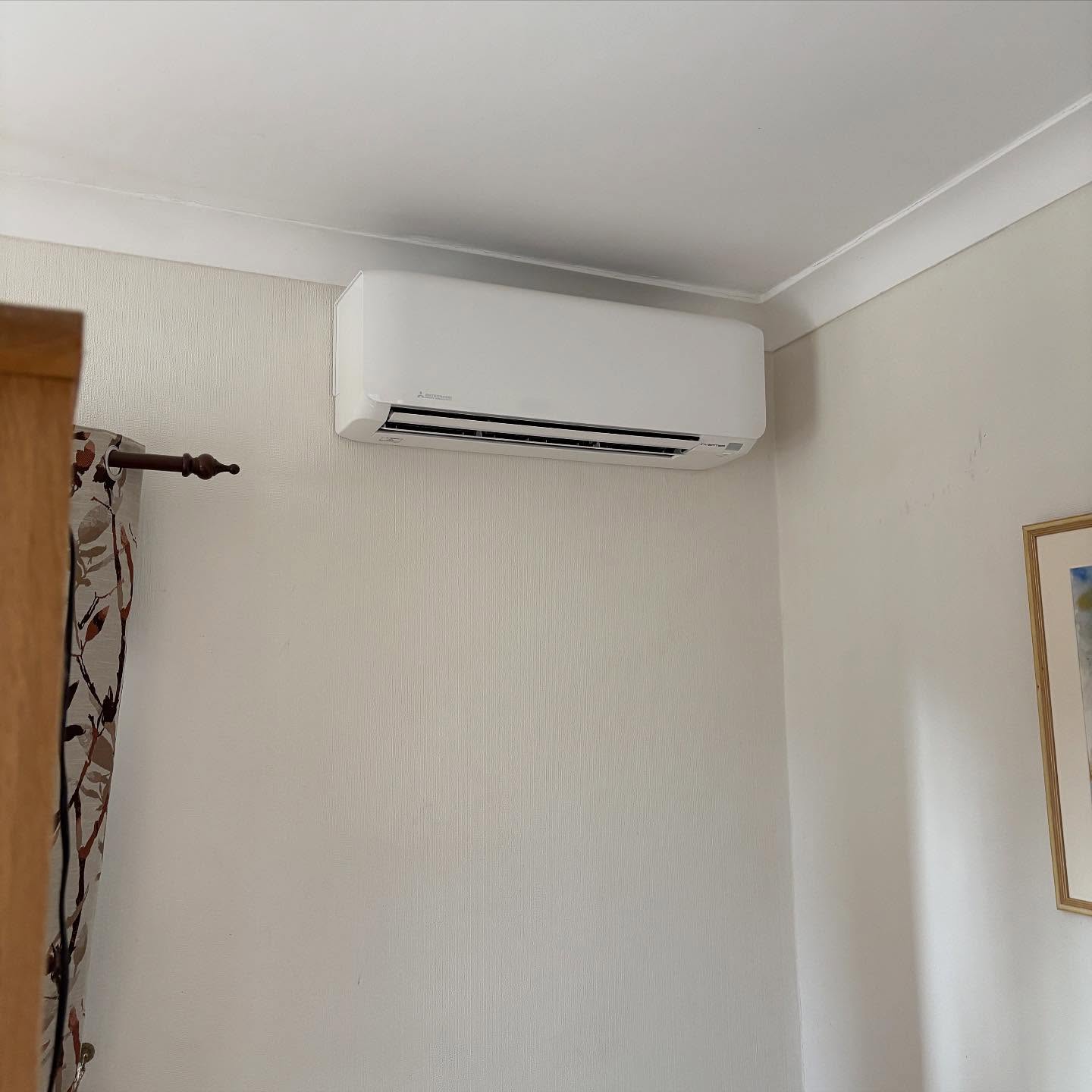 Clean residential aircon installation in Warrington